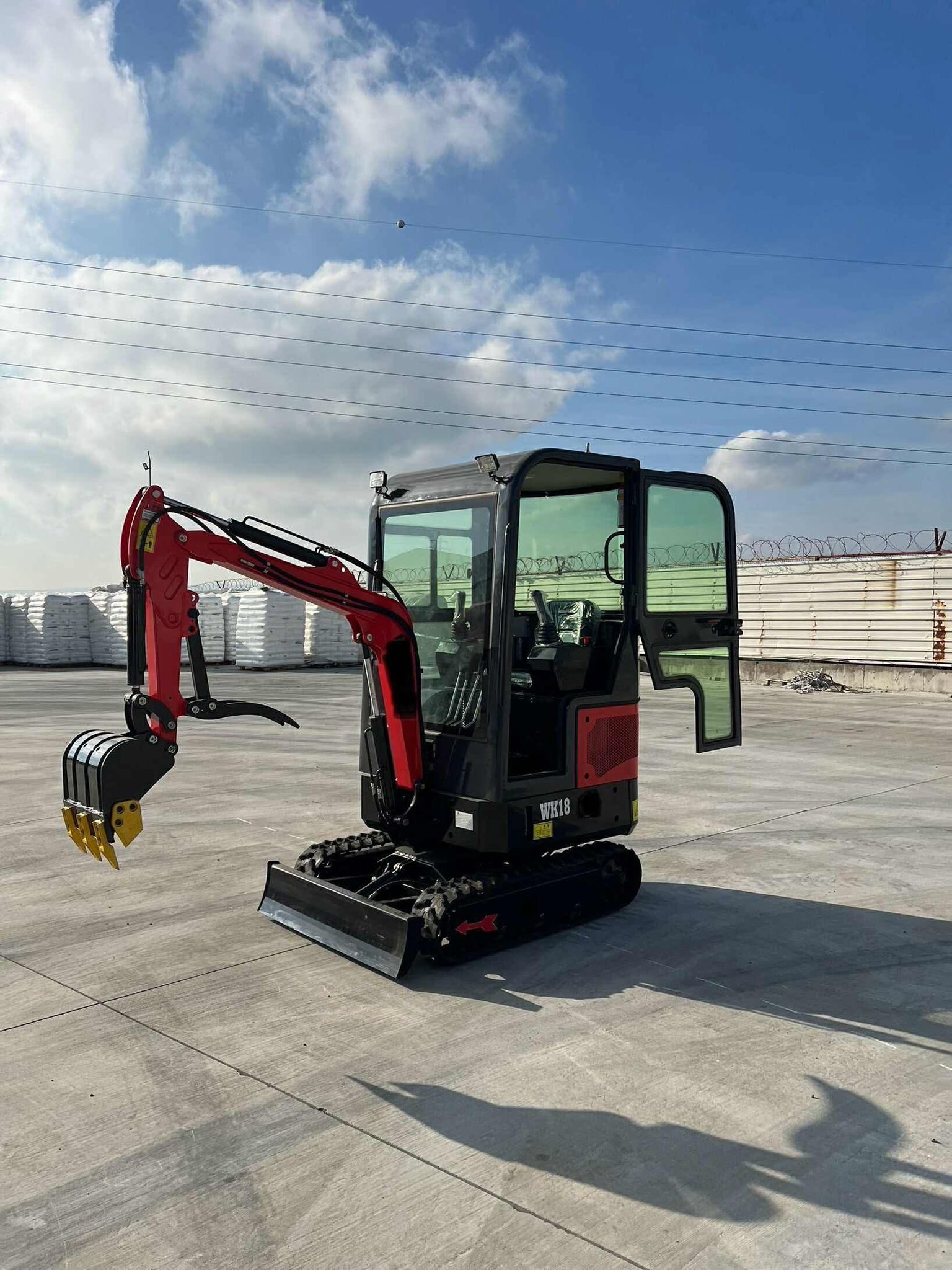 1.8 ton mini ekskavatör