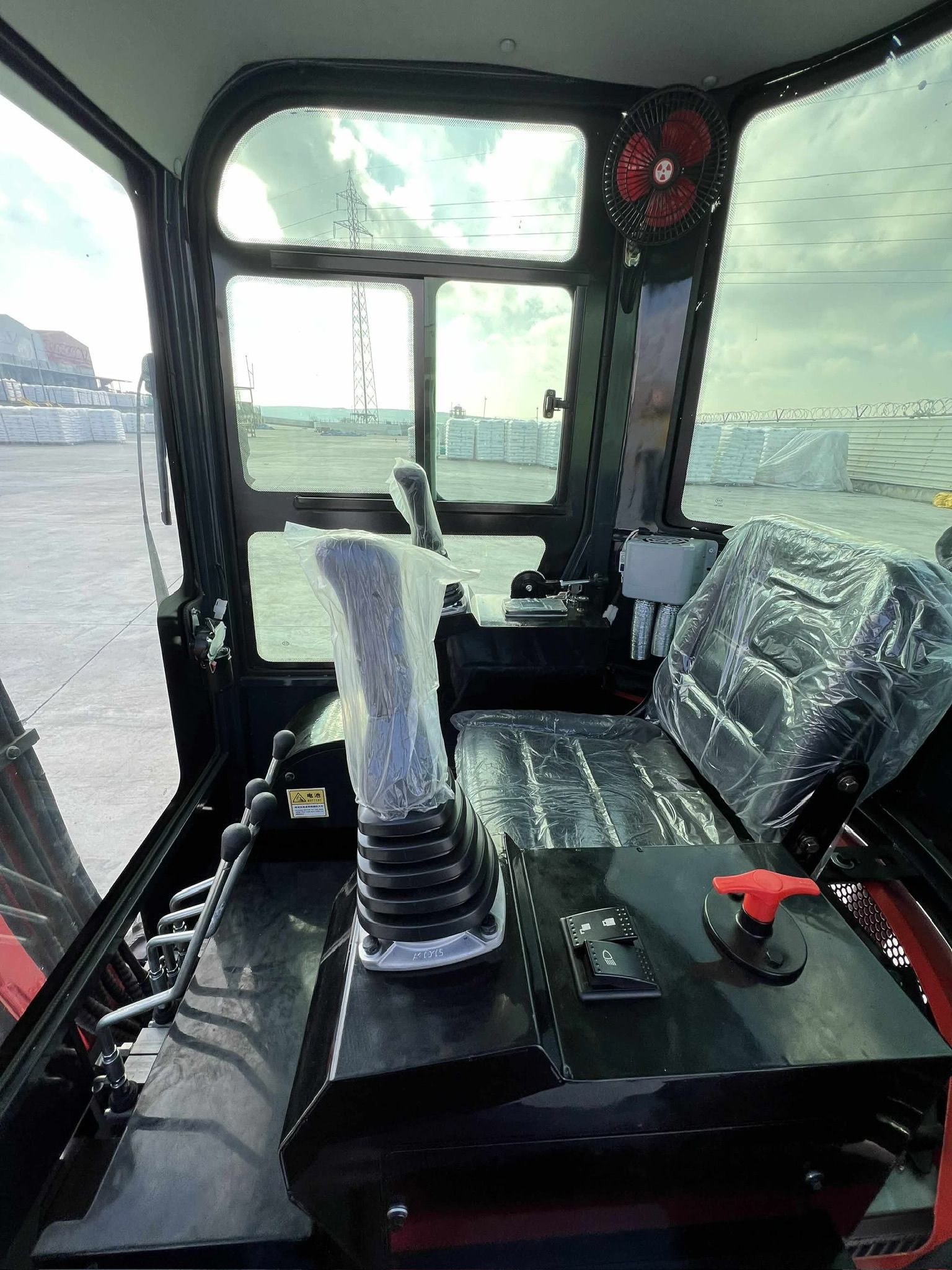 Mini ekskavatör - kabin içi